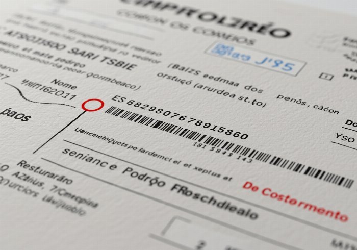 onde fica o código de rastreamento no comprovante dos correios