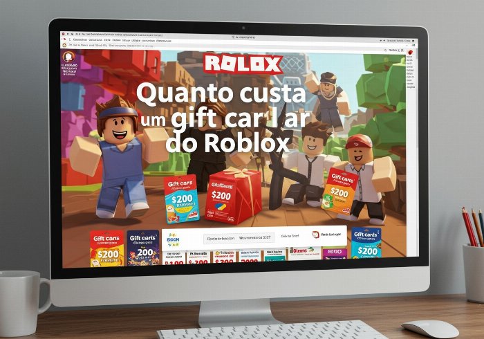 quanto custa um gift card do roblox